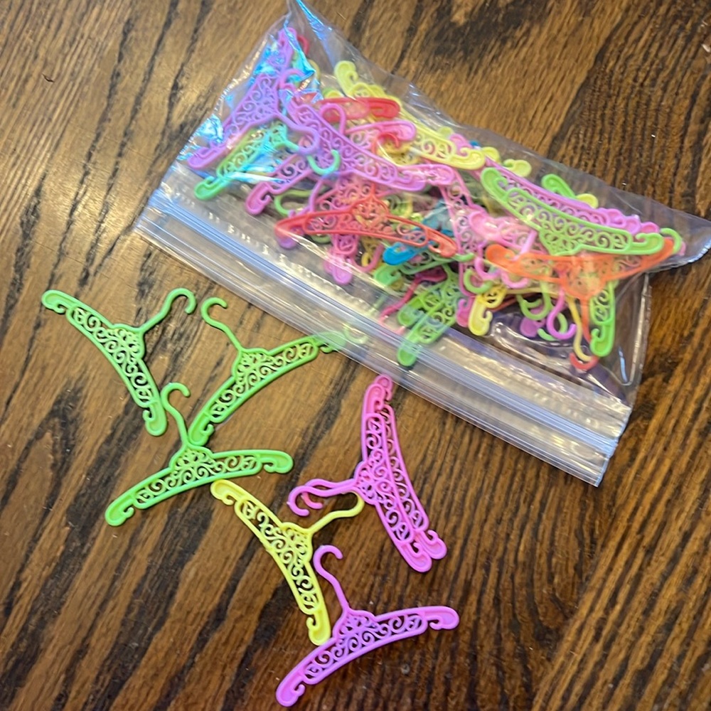 Vintage Barbie hangers